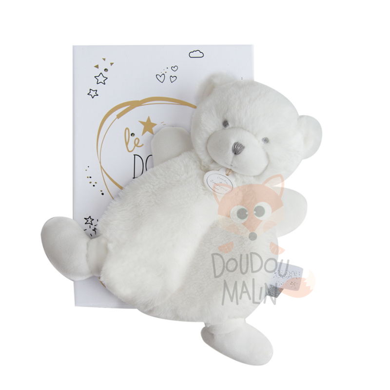  baby comforter white bear 